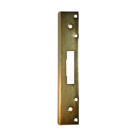 Don-Jo 1-3/8" x 8" Mortise Hole Strike with Universal Center Hole FL208NMBP